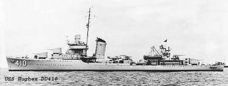 USS Hughes DD410