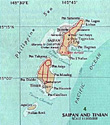 Saipan / Tinian map